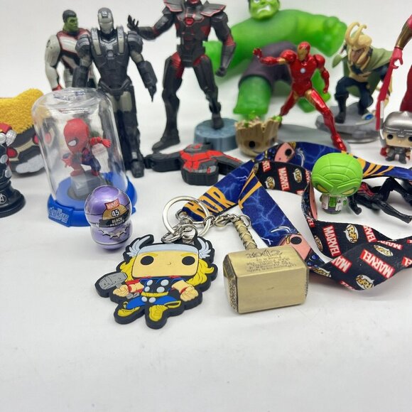 Disney Action Figure Large Toy Lot Bundle Thor Hulk Iron Man Spiderman Groot - Picture 4 of 5